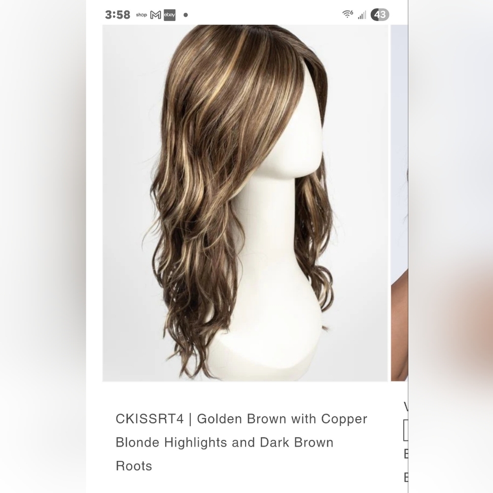 Estetica Verona Wig  Caramel Kiss Rt4